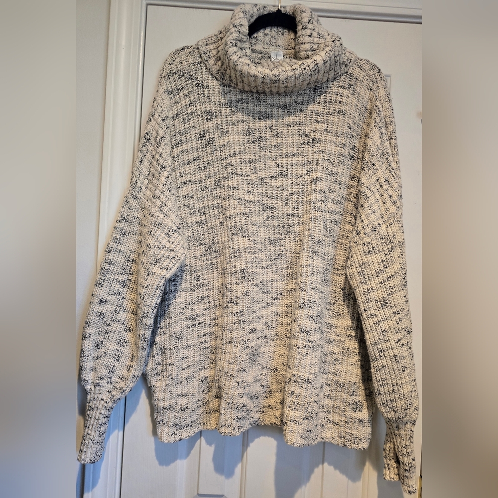 Offline By Aerie Chillside Turtleneck Sweater Color Soft Muslin Size Small